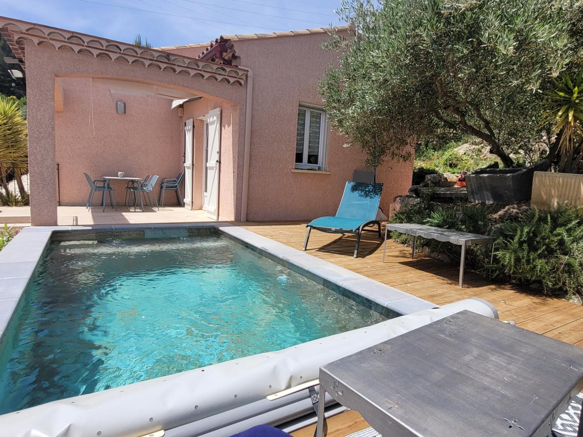 Villa Renovee Avec Piscine Privee Clermont-lʼHérault Bagian luar foto
